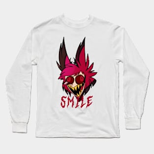 alastor smile hazbin hotel Long Sleeve T-Shirt